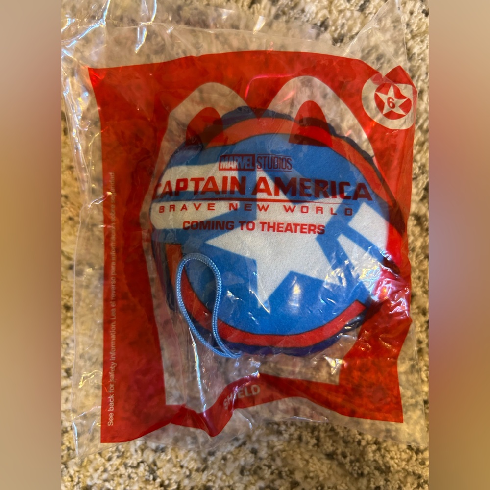 Captain America Brave New World Happy Meal Toy